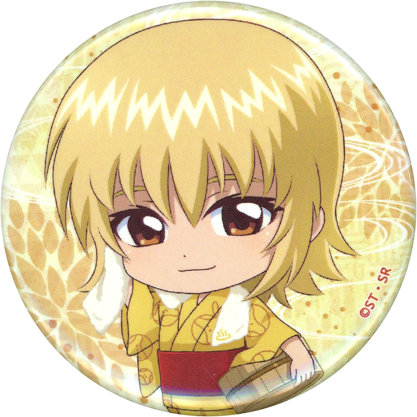 Cagalli Yula Athha Mobile Suit Gundam SEED FREEDOM x Gokurakuyu RAKU SPA Trading Badge Mini Character Ver. [USED]