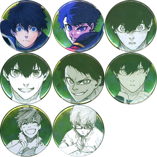 Set of 8 Yoichi Isagi Blue Lock Chara Badge Collection Vol.2 Button [USED]