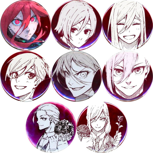 Set of 8 Hyoma Chigiri Blue Lock Exhibition Chara Badge Collection Vol.2 Button [USED]