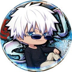 Jujutsu Kaisen Satoru Gojo Trading Can Badge Chibi Ver.B Shibuya Jihen o Taikan Seyo Tokyu Group Jujutsu Kaisen Pop Up Store Limited Buttons [USED]