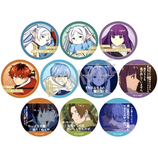 Set of 10 Frieren: Beyond Journey's End Trading Famous Quote Button [USED]