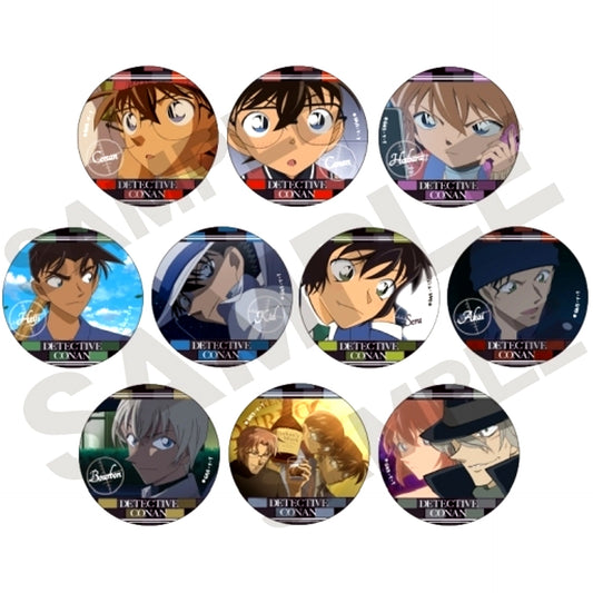 Set of 10 Detective Conan Trading Button Vol.4 [USED]