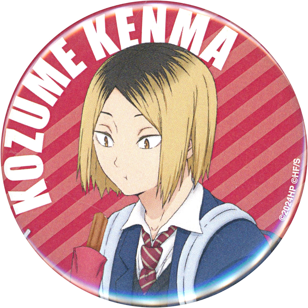 Haikyu!! Movie: Battle of the Garbage Dump Kenma Kozume Character Badge Collection Uniform Theater Limited Buttons [USED]