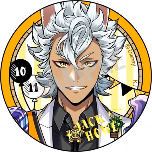 Jack Howl Foil Stamped Disney Twisted Wonderland Omekashi Birthday Fair in Animate Ver. Trading Button Vol. 1 [USED]