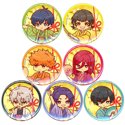 Set of 7 Blue Lock Button TV Asahi Shop Tokyo Station and Roppongi Shop Exclusive [USED]