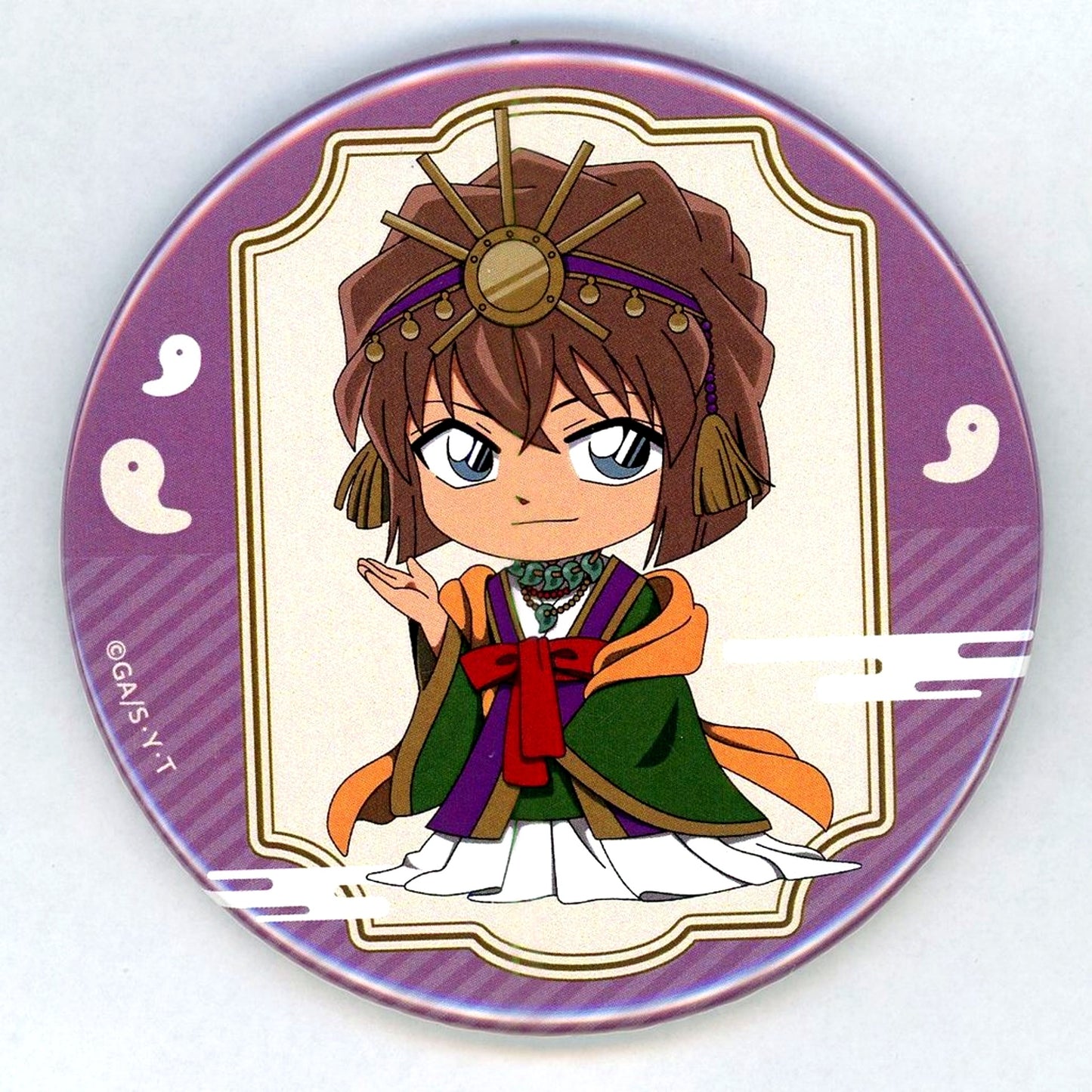 Ai Haibara Detective Conan 76mm Character Button Online Kujira Prize D-3 [USED]