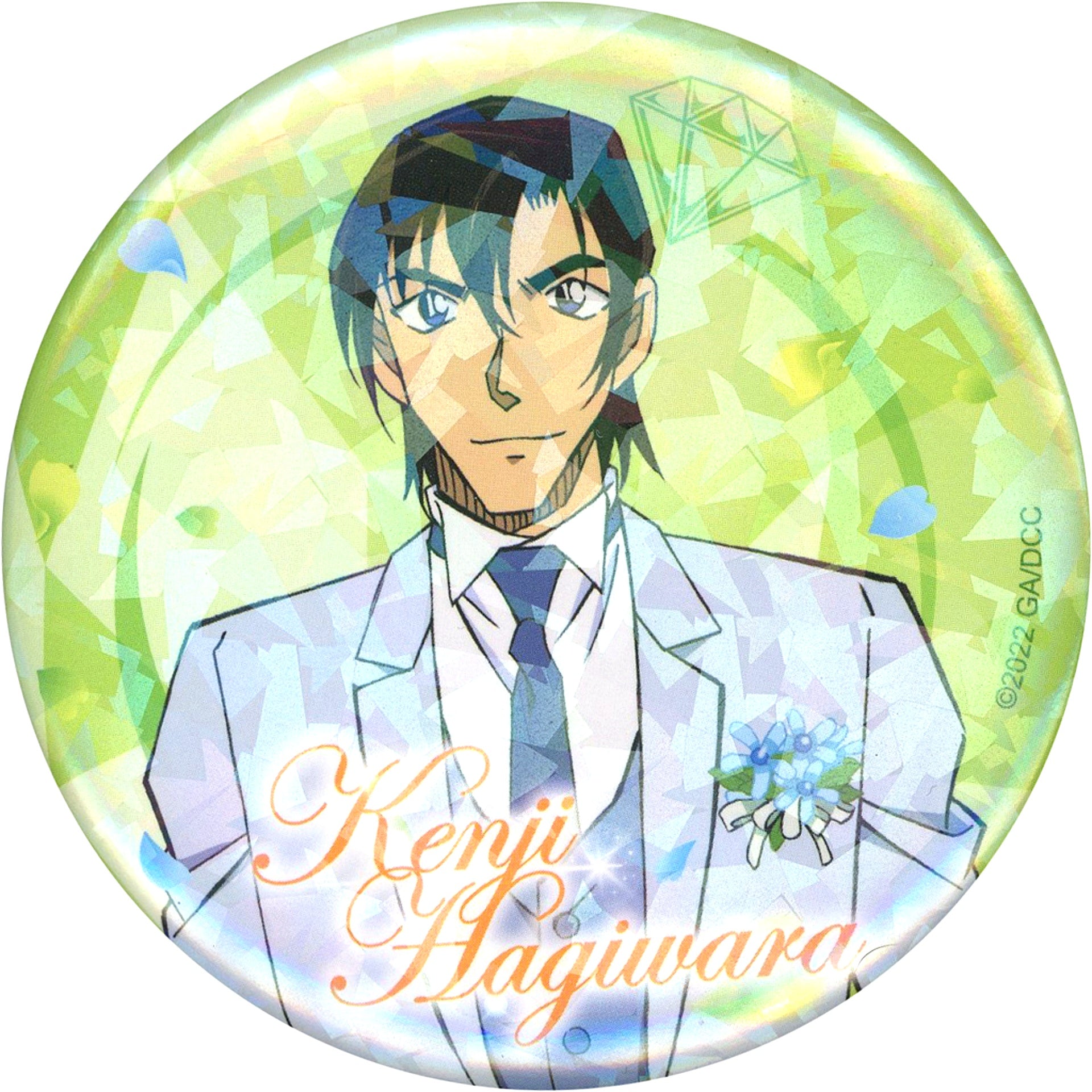 Kenji Hagiwara Detective Conan The Bride of Halloween Button Taiwan Limited [USED]