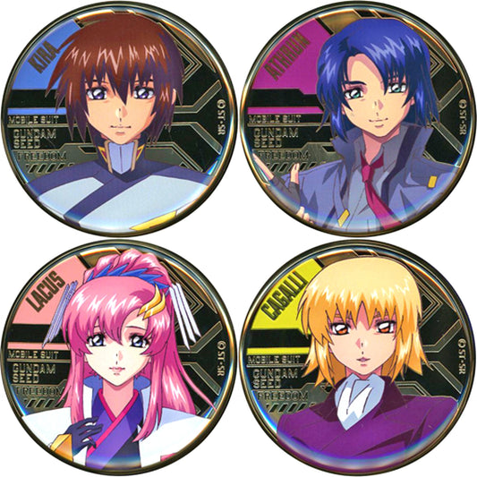 Group Mobile Suit Gundam SEED FREEDOM Metal Badge Set of 4 Seven Net Limited [USED]