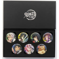 World Tour: Kimetsu no Yaiba Kizuna no Kiseki Soshite Hashira Geiko e Giyu Tomiokau & Others World Tour 2024 Key Visual Can Badge Set B Theater Limited Set of 7 Buttons [USED]