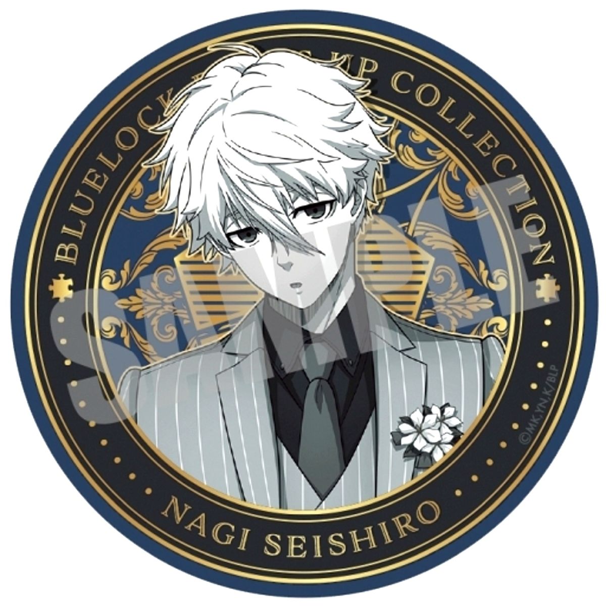 Seishiro Nagi Blue Lock Trading Jewelry Button Dress Up Ver. [USED]
