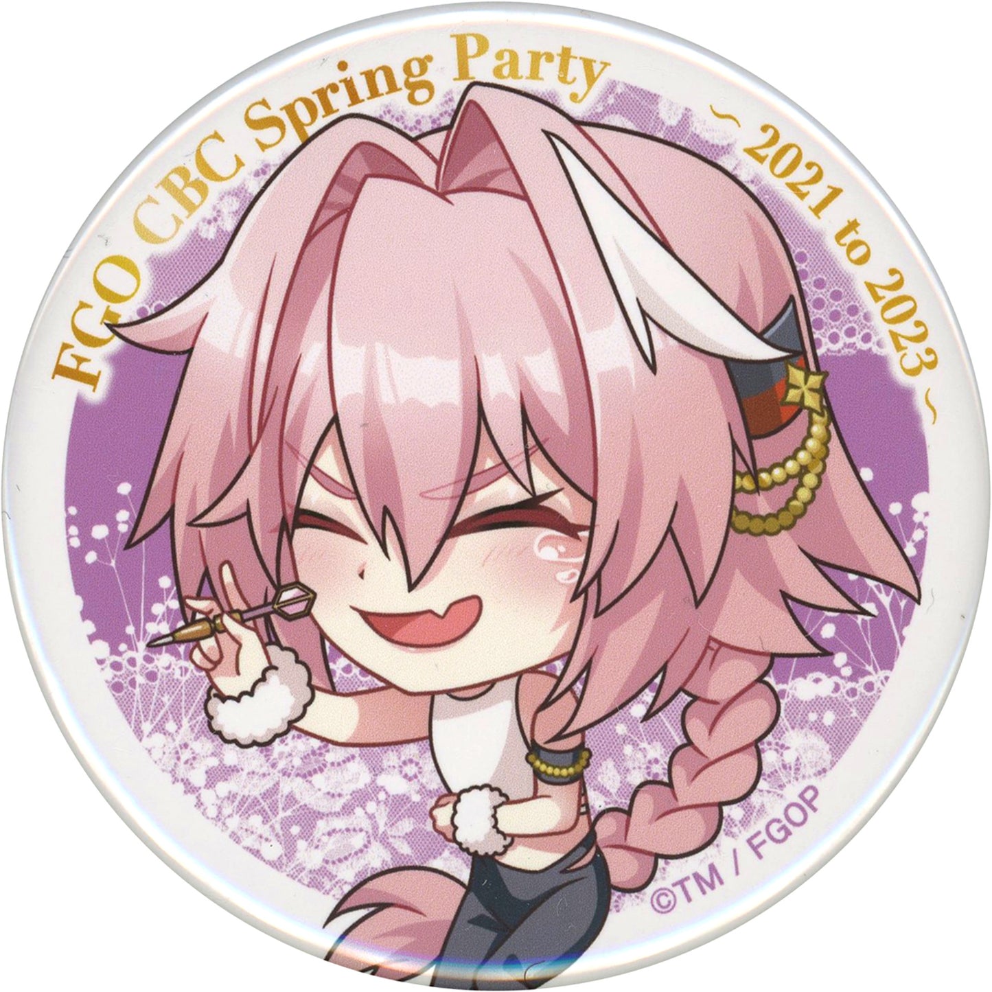 Rider Astolfo Fate/Grand Order Button FGO CBC Spring Party 2021 to 2023 [USED]