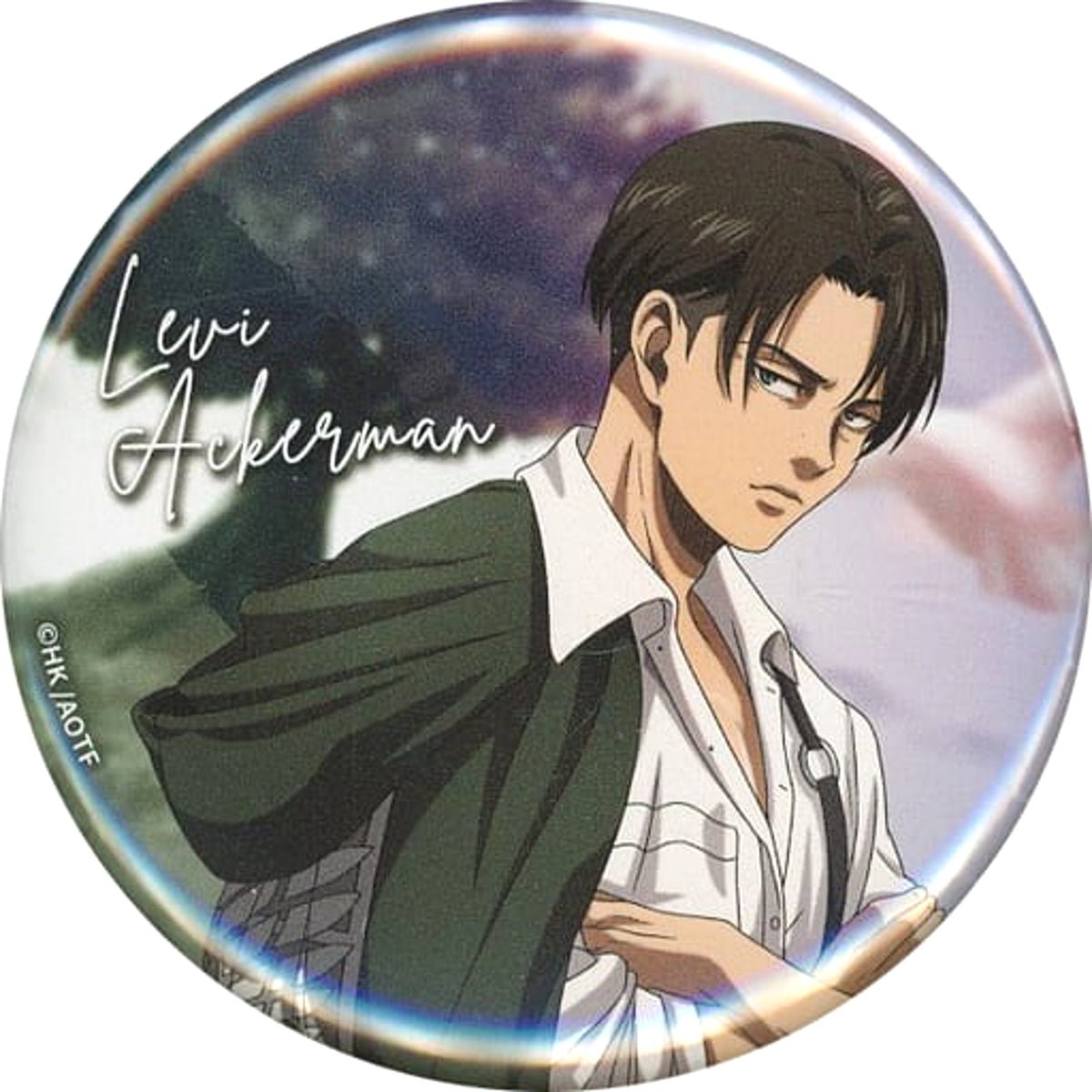 Attack on Titan Levi Ackerman Trading Can Badge A 10th Anniversary Attack Fes Limited Buttons [USED]