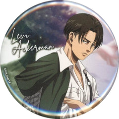 Attack on Titan Levi Ackerman Trading Can Badge A 10th Anniversary Attack Fes Limited Buttons [USED]