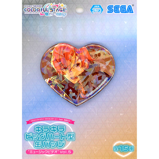 Akito Shinonome Project SEKAI Colorful Stage! feat. Hatsune Miku Sparkling Big Heart Shape Button Music Video Vol.5 [USED]
