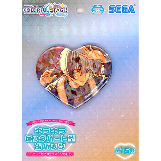 Toya Aoyagi Project SEKAI Colorful Stage! feat. Hatsune Miku Glittering Big Heart Shape Button Music Video Vol.5 [USED]