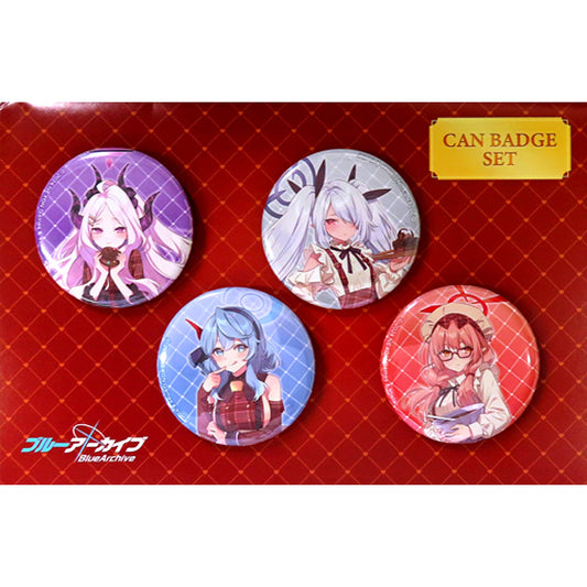 Prefect Team Blue Archive POP UP SHOP in Atre Akihabara 2024 4 Button Set [USED]