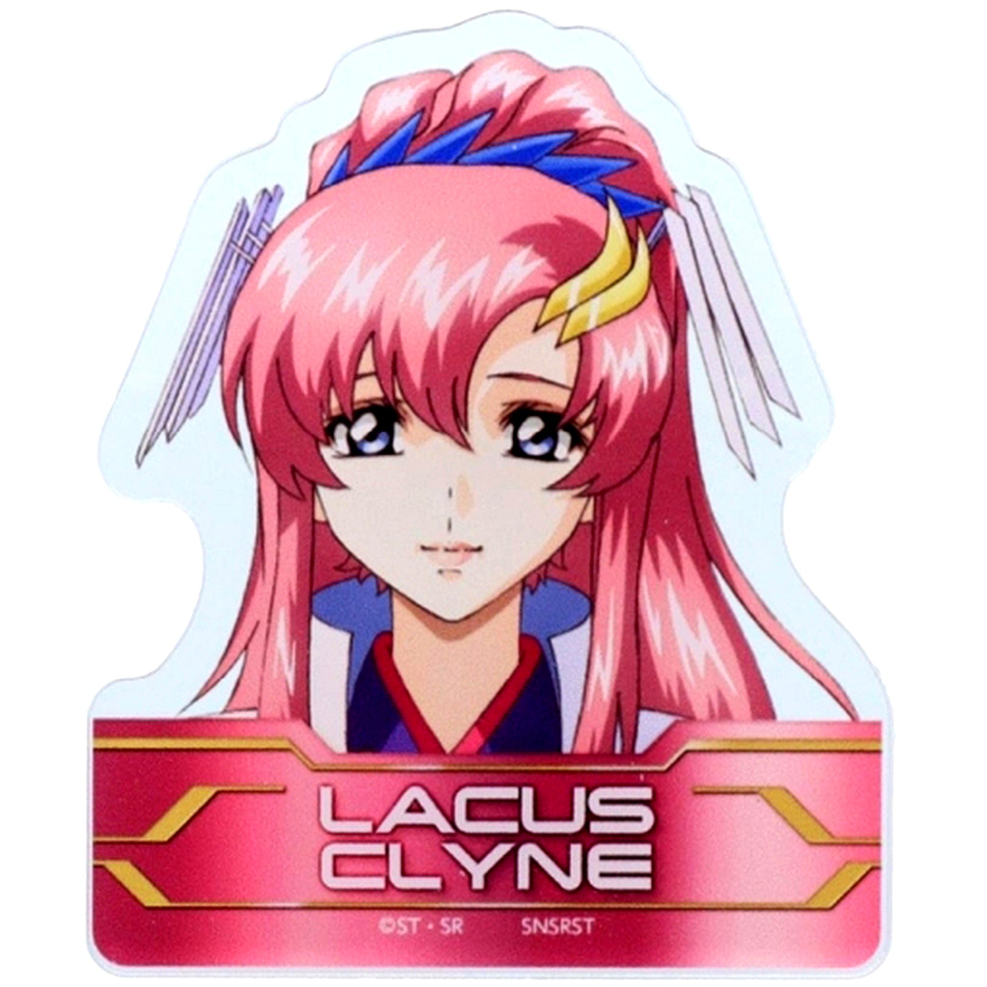 Lacus Clyne Mobile Suit Gundam SEED FREEDOM Acrylic Clip Badge Collection A [USED]