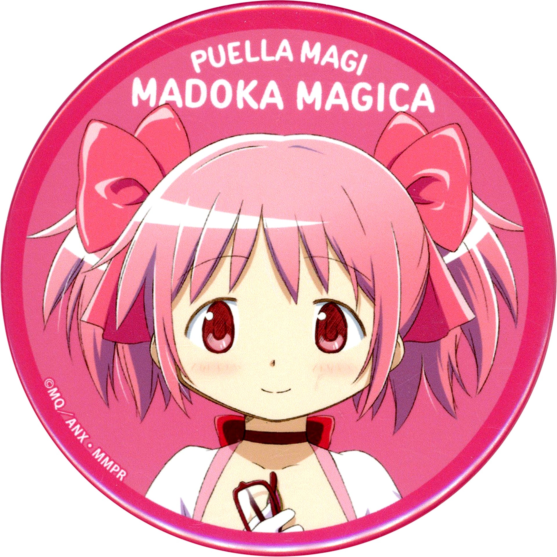 Madoka Kaname Puella Magi Madoka Magica The Movie Rebellion B 75mm Button D-8 Prize Kujibikido Online Kuji [USED]