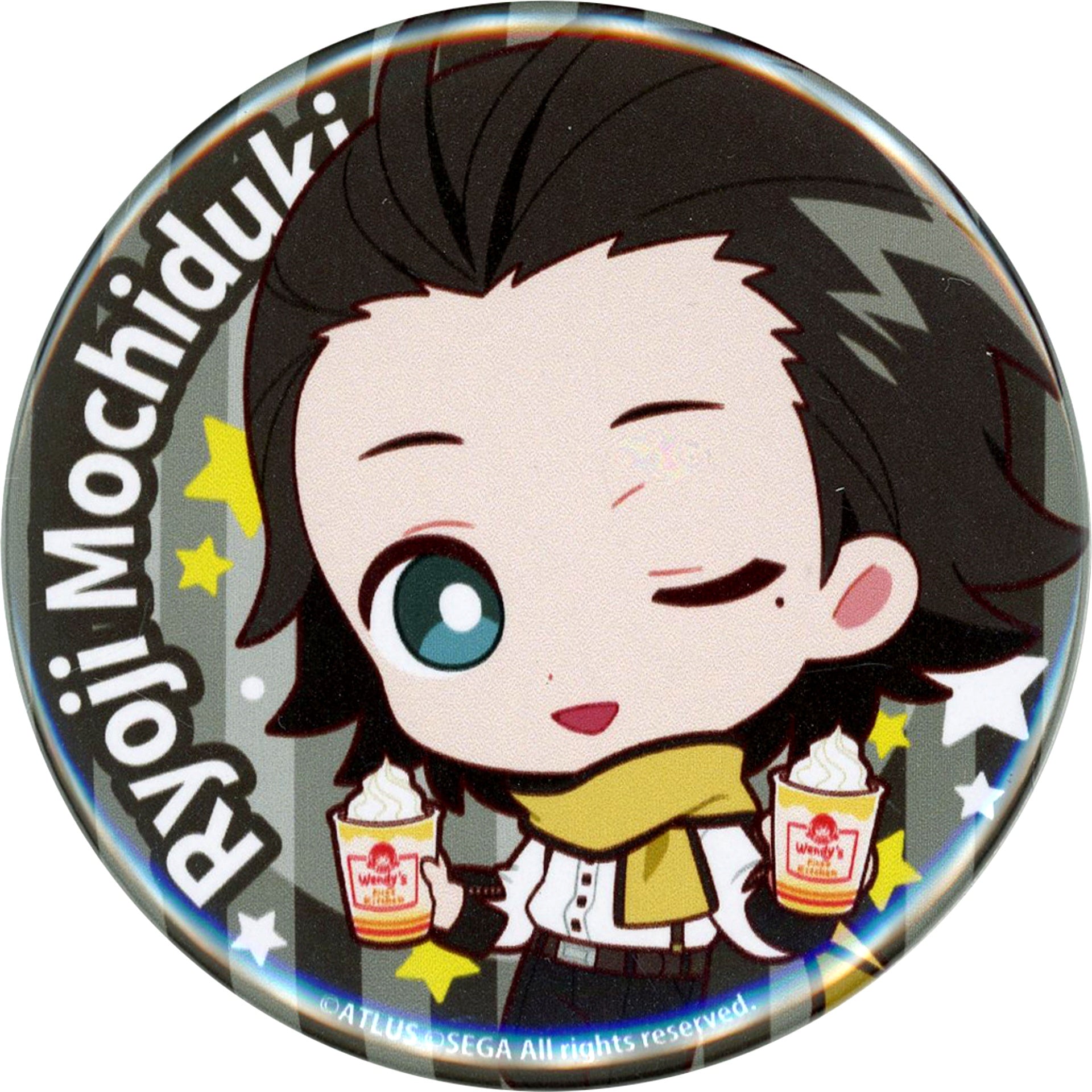 Ryoji Mochizuki Normal Persona 3 Reload Trading Button Wendy's First Kitchen [USED]