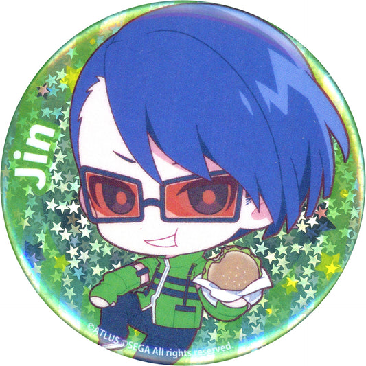 Jin Persona 3 Reload Hologram Trading Button Wendy's First Kitchen [USED]