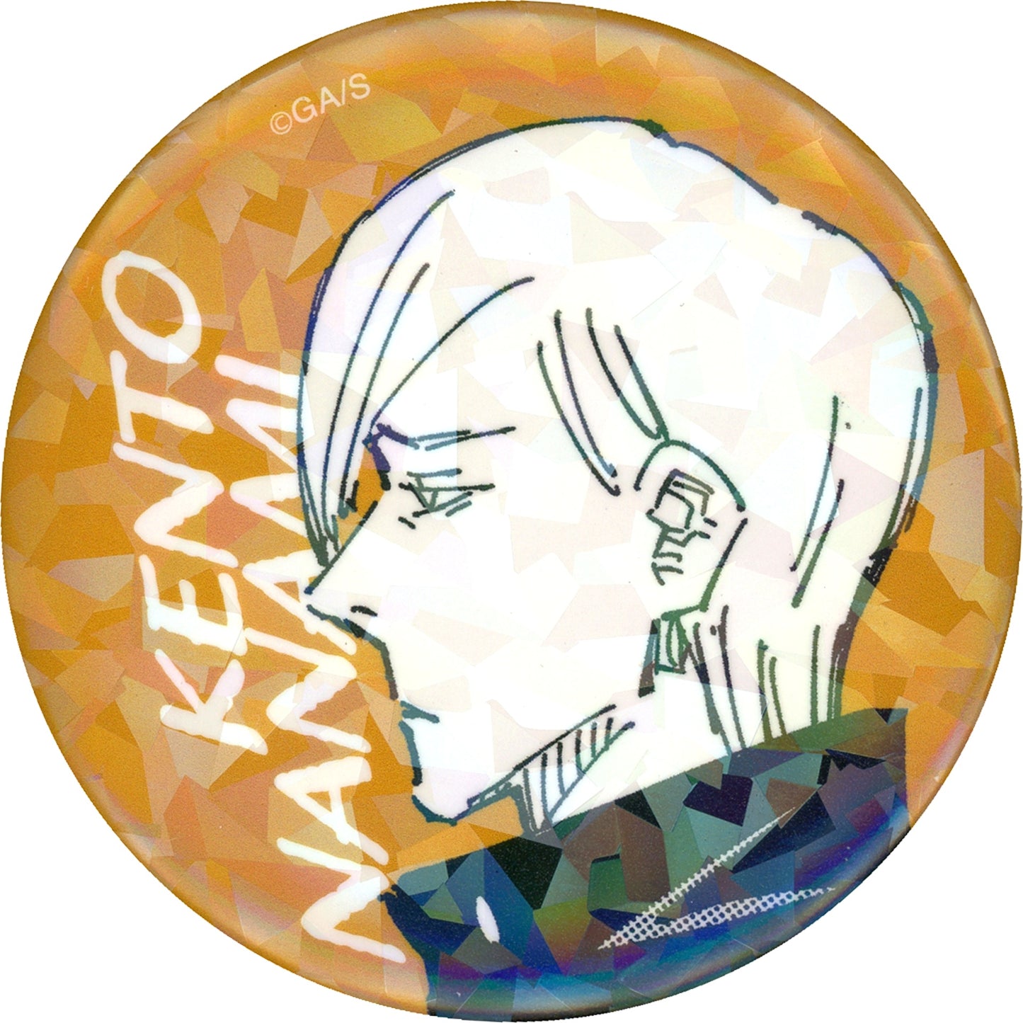 44. Kento Nanami Hidden Inventory Premature Death Vol. 8-9 Jujutsu Kaisen All Star Button Made to Order Limited [USED]