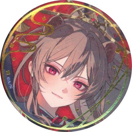 Furen E Lustario Virtual YouTuber Nijisanji Youkai Manka Random Washi Style Foil Button B Group [USED]