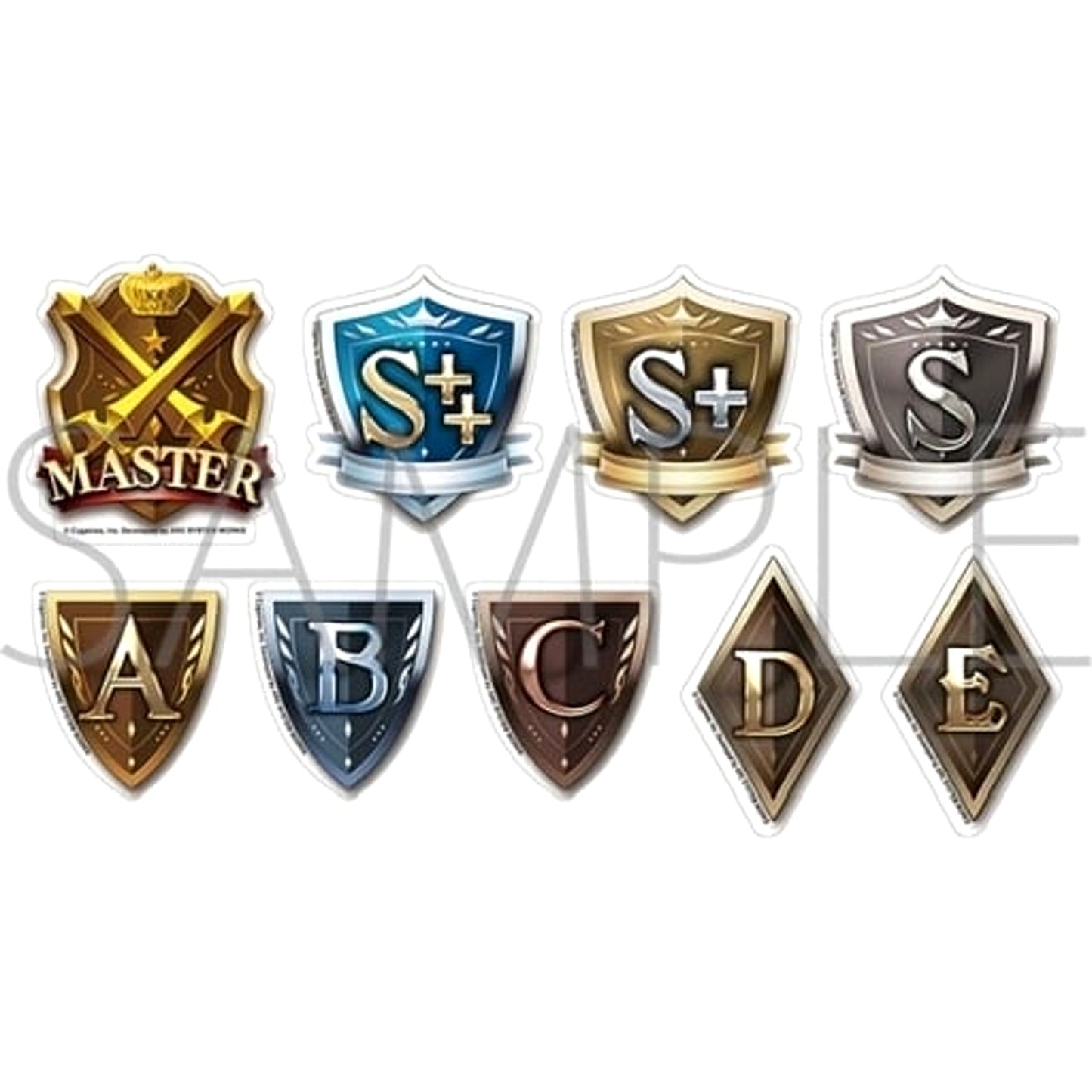 Granblue Fantasy Versus: Rising Acrylic Badge Collection All 9 Types Set Buttons [USED]