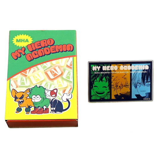 My Hero Academia Izuku Midoriya & Others Acrylic Pins in Matchbox-Style Case Pins [USED]