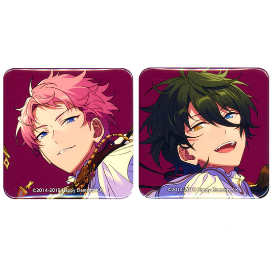 Ensemble Stars!! Valkyrie Idol Square Can Badge Set animate Limited Cd Album Series Trip Valkyrie Bundled Bonus Buttons [USED]