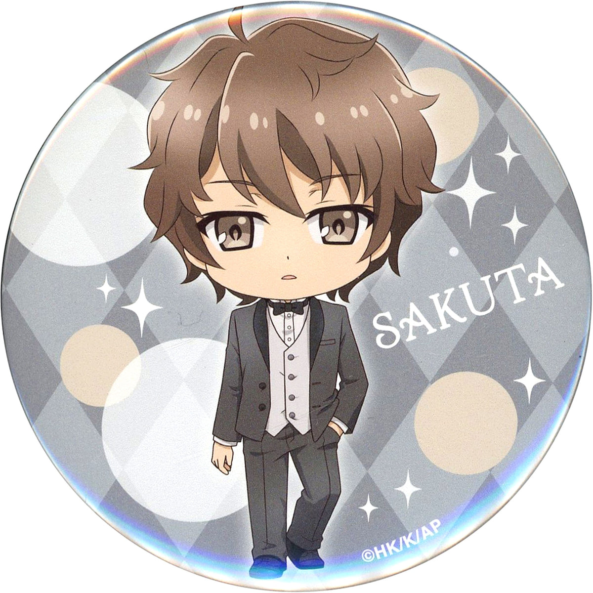 Sakuta Azusagawa Mini Character Rascal Does Not Dream of a Knapsack Kid 75mm Button Kujibikido Online Kuji D-4 Prize [USED]
