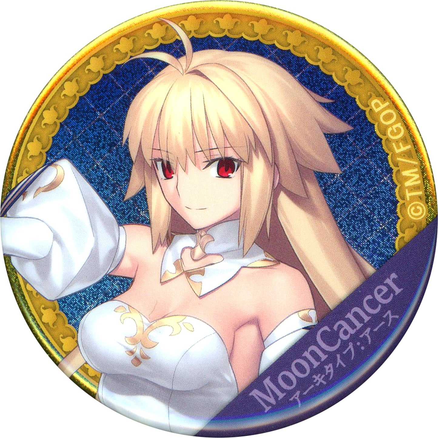 Moon Cancer Archetype: Earth Fate/Grand Order Servant Hologram Button Vol 1 Gacha Mate [USED]