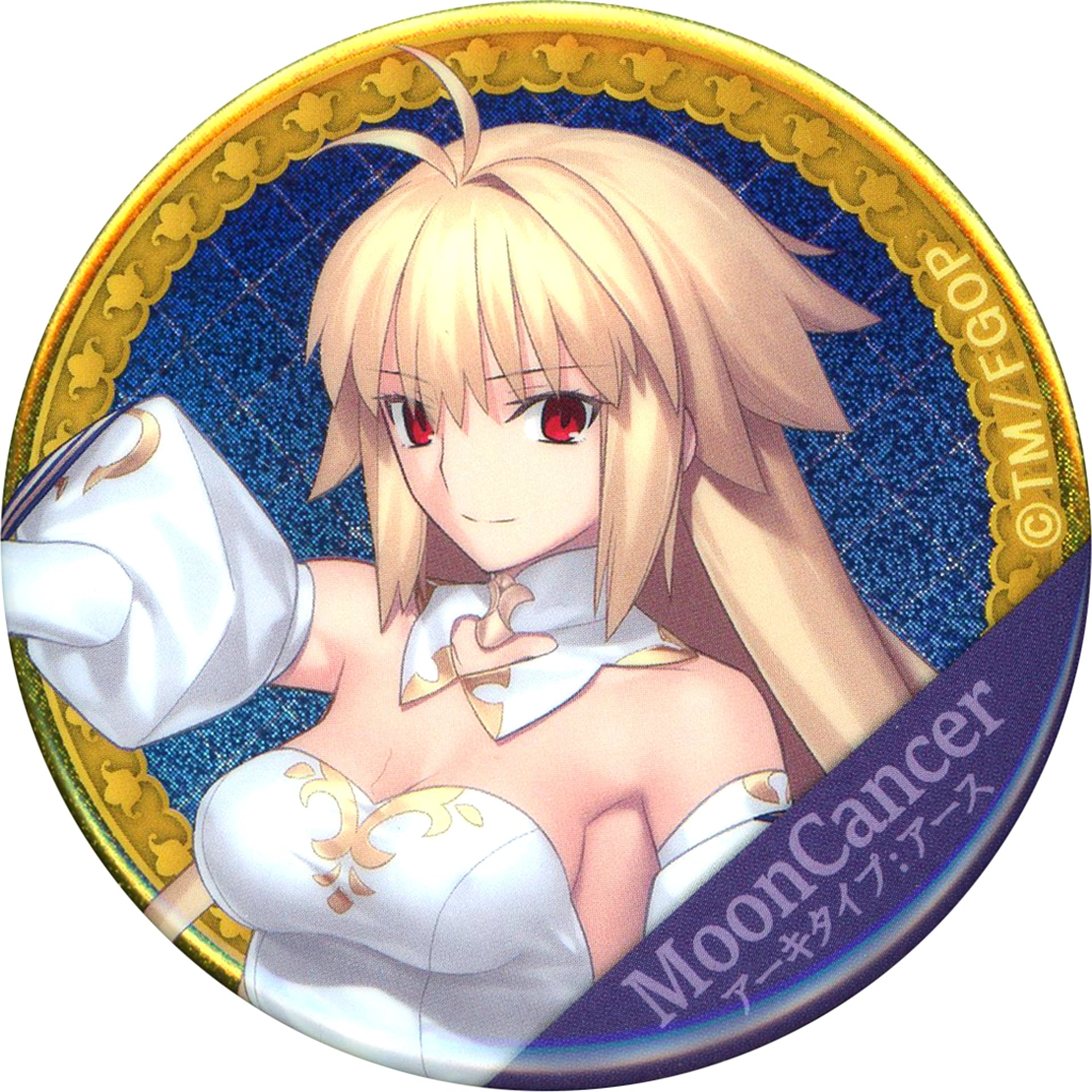 Moon Cancer Archetype: Earth Fate/Grand Order Servant Hologram Button Vol 1 Gacha Mate [USED]