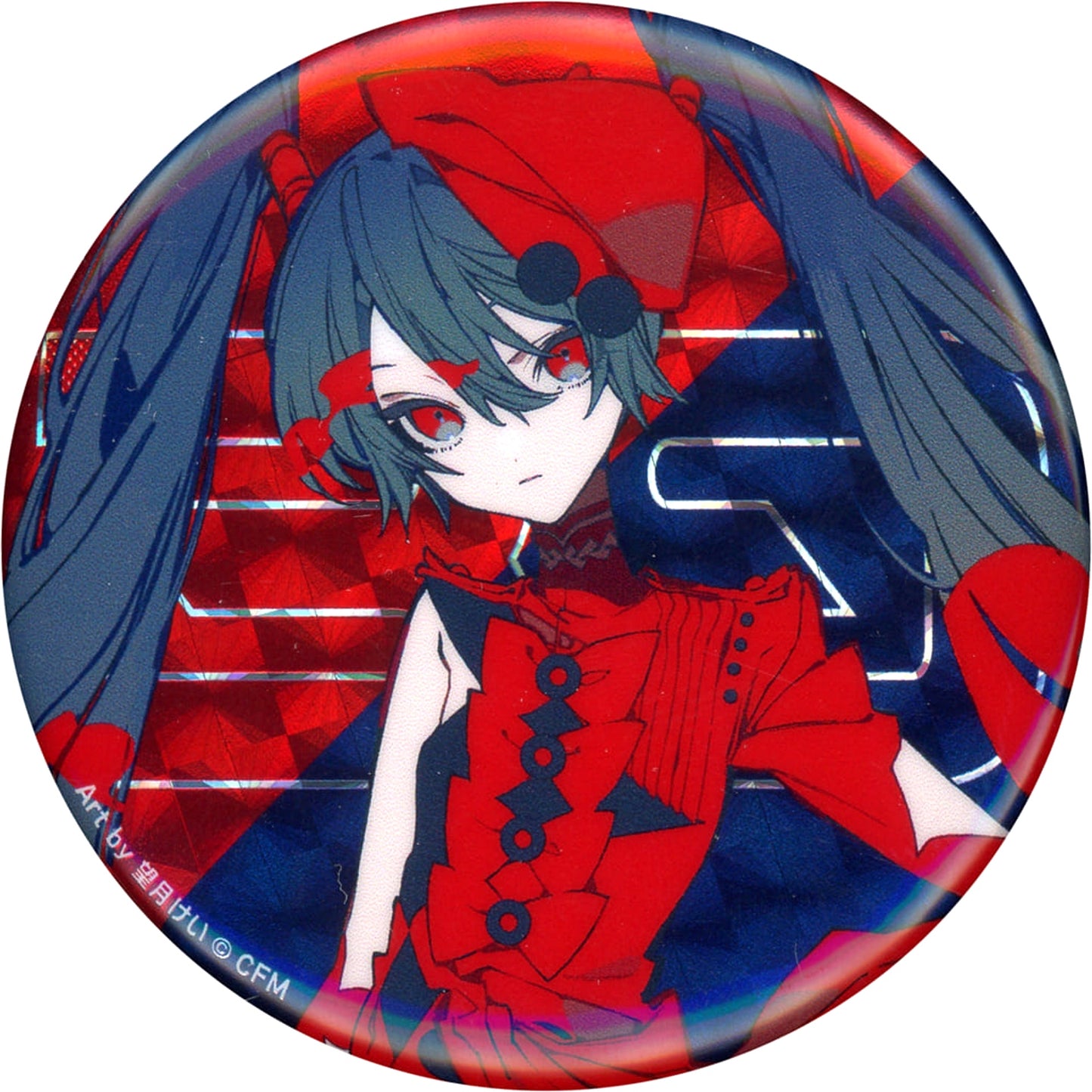 Hatsune Miku Natural Proportions VOCALOID Art Miku Random Button Art of Miku Hatsune Miku Contemporary Art Limited [USED]