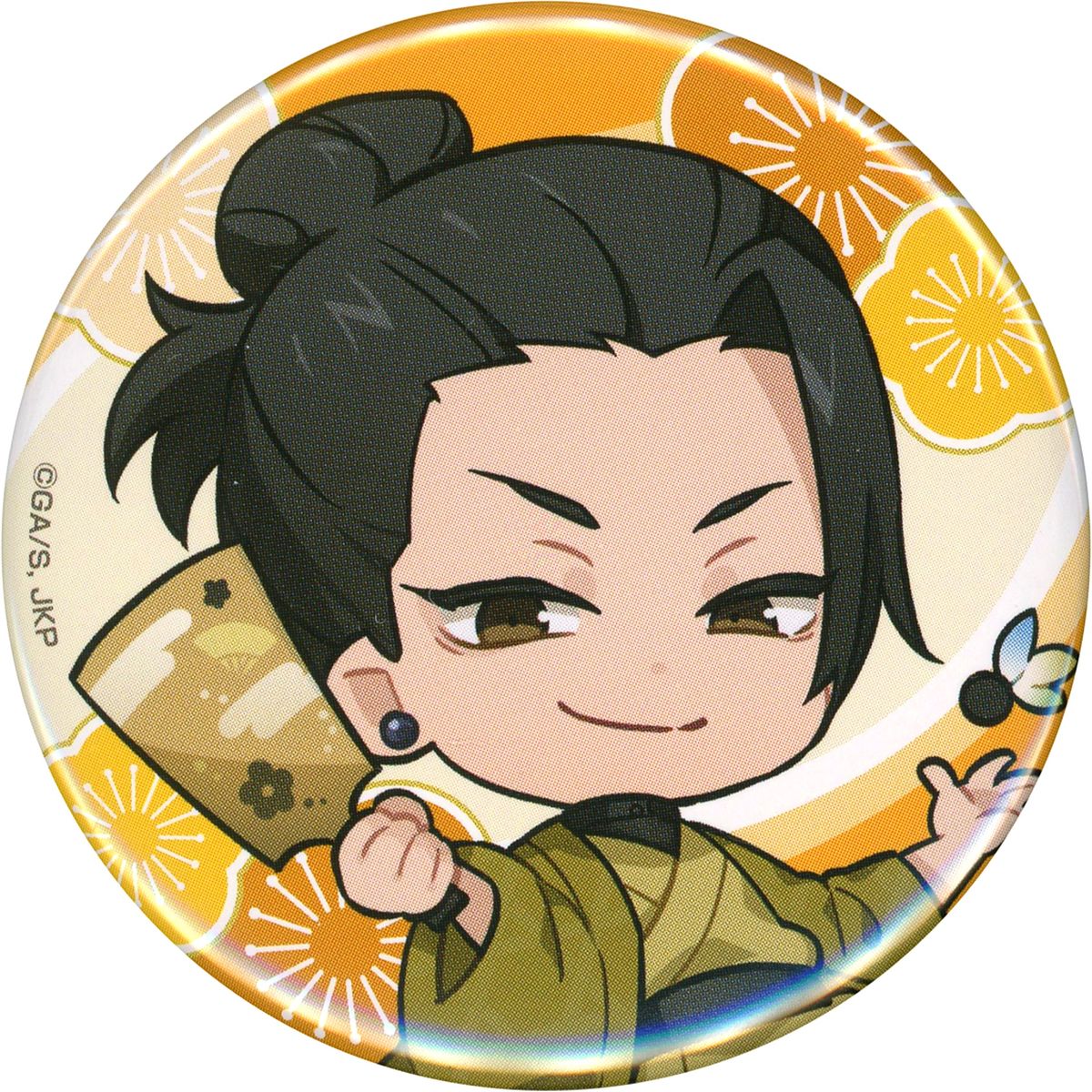 Suguru Geto Hagoita Button Marukuji Jujutsu Kaisen Winter Holiday Chukichi 02 [USED]
