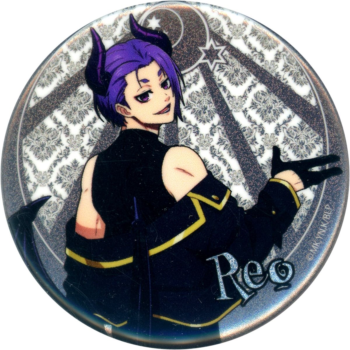 Reo Mikage Glitter Devil ver. Blue Lock Ouchi de Collaboration ANGEL & DEVIL Vol. 1 in FavoteriA Life-Size Button [USED]