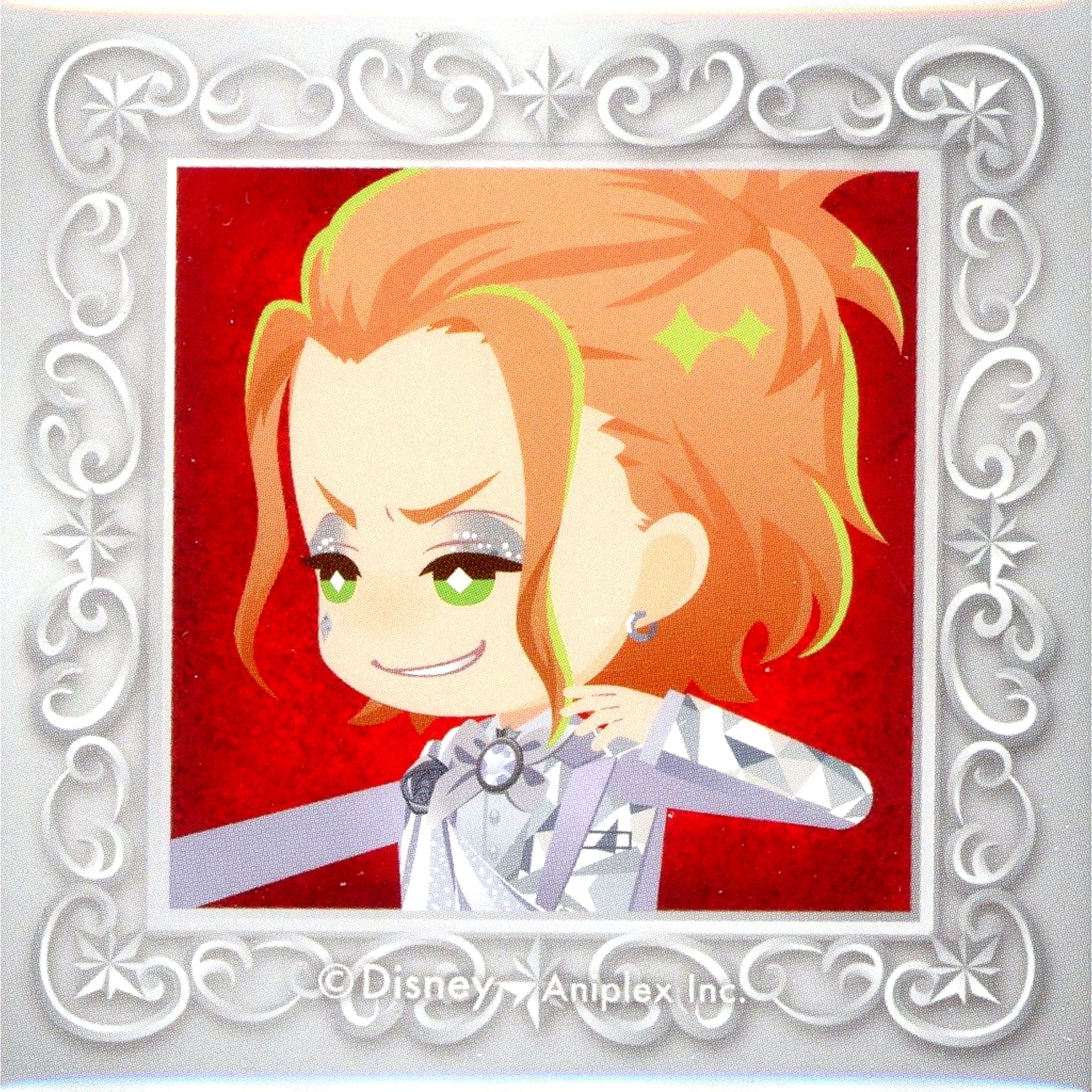 Cater Diamond Disney Twisted Wonderland Square Button Platinum Jacket Ver. Cater Birthday Commemorative Goods [USED]