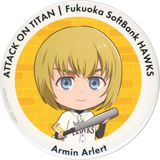 Armin Arlert Attack on Titan X Fukuoka Softbank Hawks Secret Button Scout Regiment [USED]