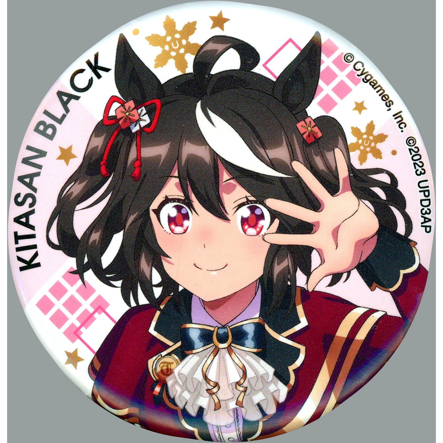 Kitasan Black Uma Musume Pretty Derby 5th EVENT ARENA TOUR GO BEYOND MEMORIAL RECORD YELL Official Button Notes of Grandeur Ver. [USED]