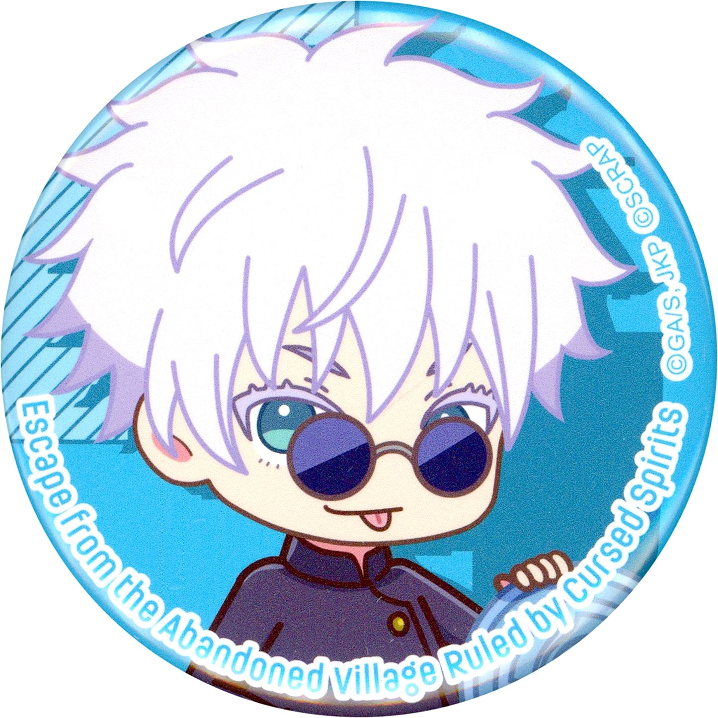 Satoru Gojo Jujutsu Kaisen x Real Escape Game Escape from the Cursed Village Ruled by Cursed Spirits Button [USED]