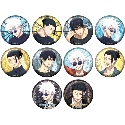 Satoru Gojo & Others Jujutsu Kaisen S2: Hidden Inventory/Premature Death All 10 Types Set Glitter Button Collection [USED]