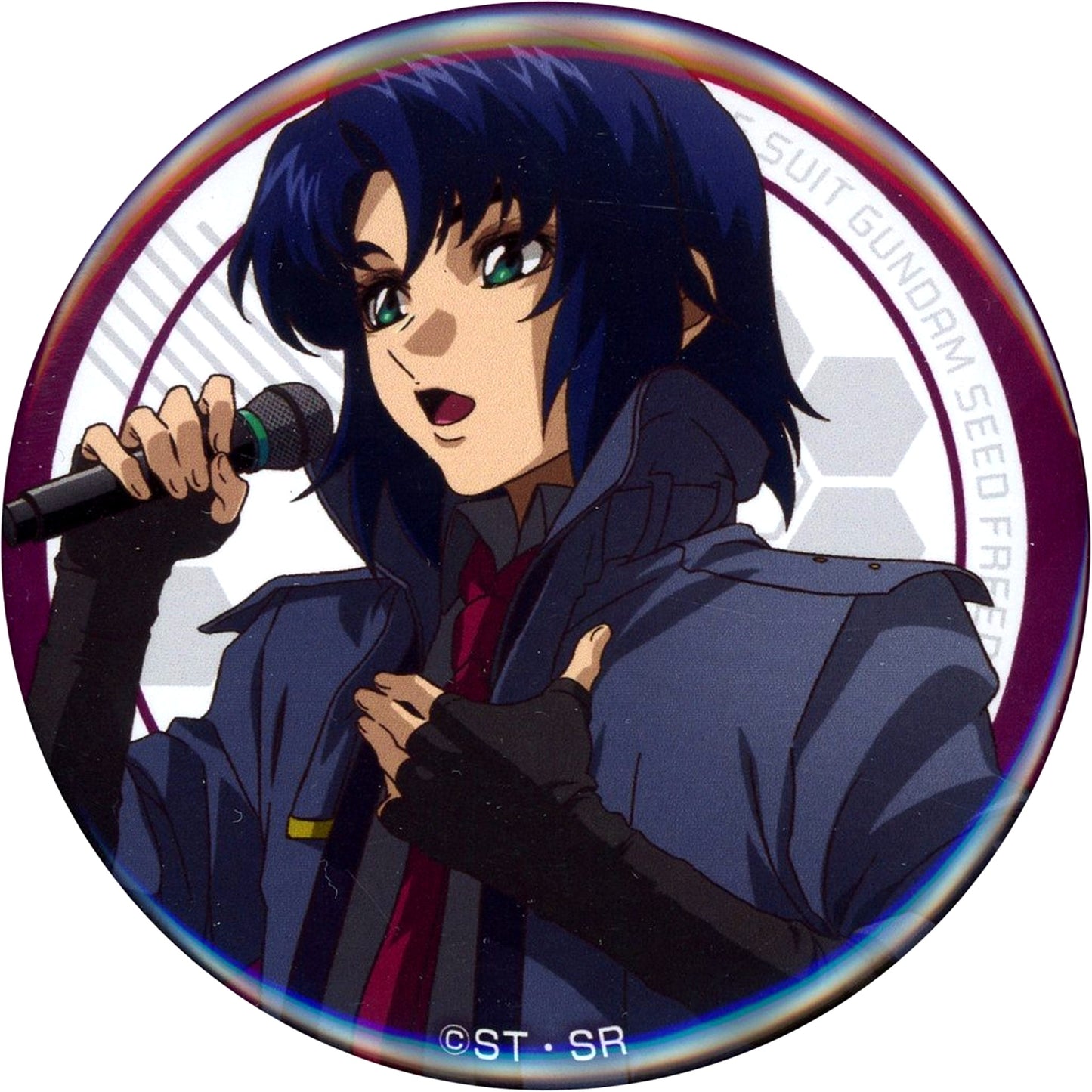 Athrun Zala - Newly Drawn Illustration Mobile Suit Gundam SEED FREEDOM x JOYSOUND Directly Managed Store Collabo Campaign Badge [USED]