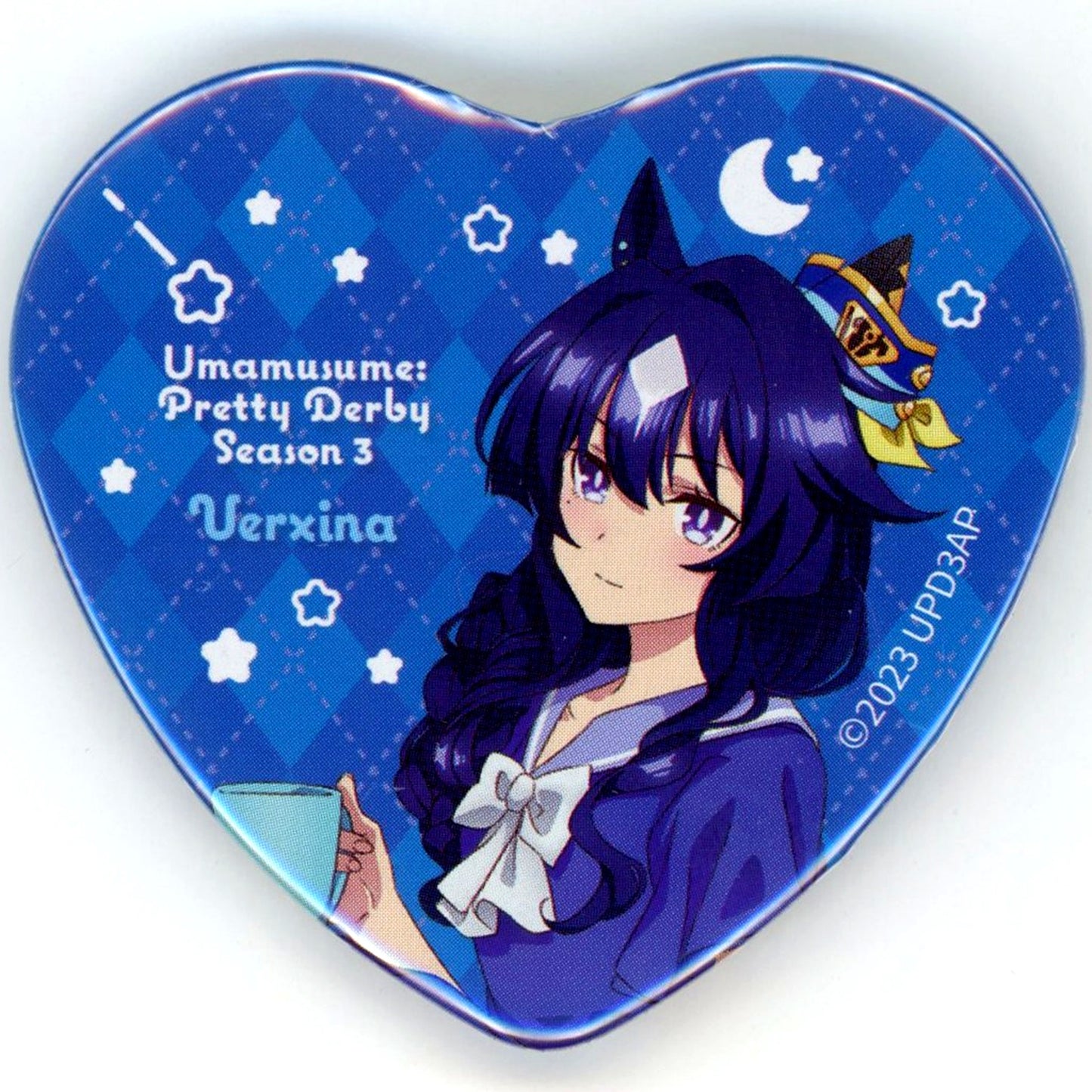 Vilshina Uma Musume Pretty Derby Season 3 Heart Button Collection Relax time NAMCO Promotion Relax time Chara Pop Store [USED]