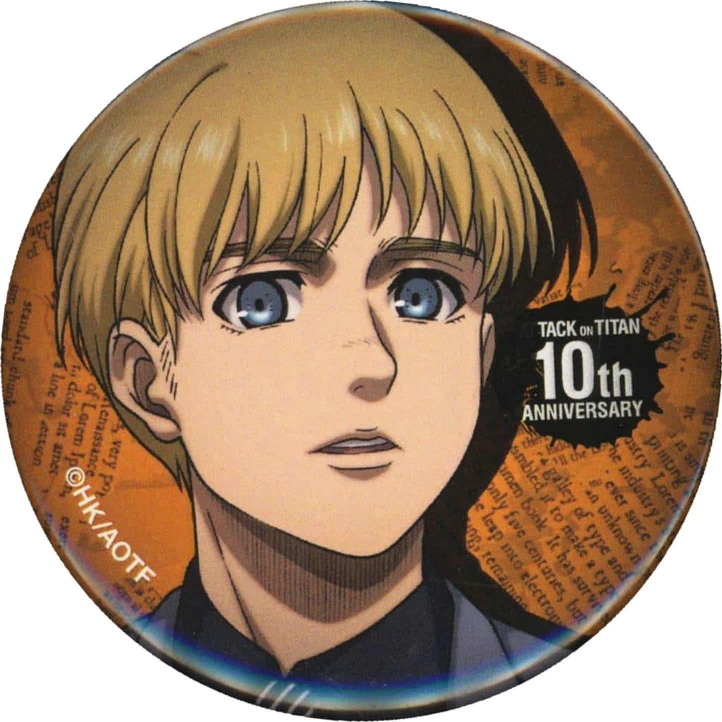 Attack on Titan: Final Season The Final Chapters Late Half Armin Arlert Trading Can Badge Karaoke no Tetsujin Limited Buttons [USED]