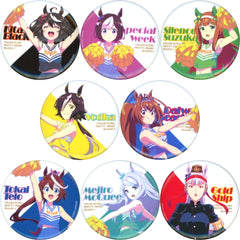 Set of 8 Uma Musume Pretty Derby Season 3 Button Collection Cheerleader Ver. Studio KAI Ltd [USED]