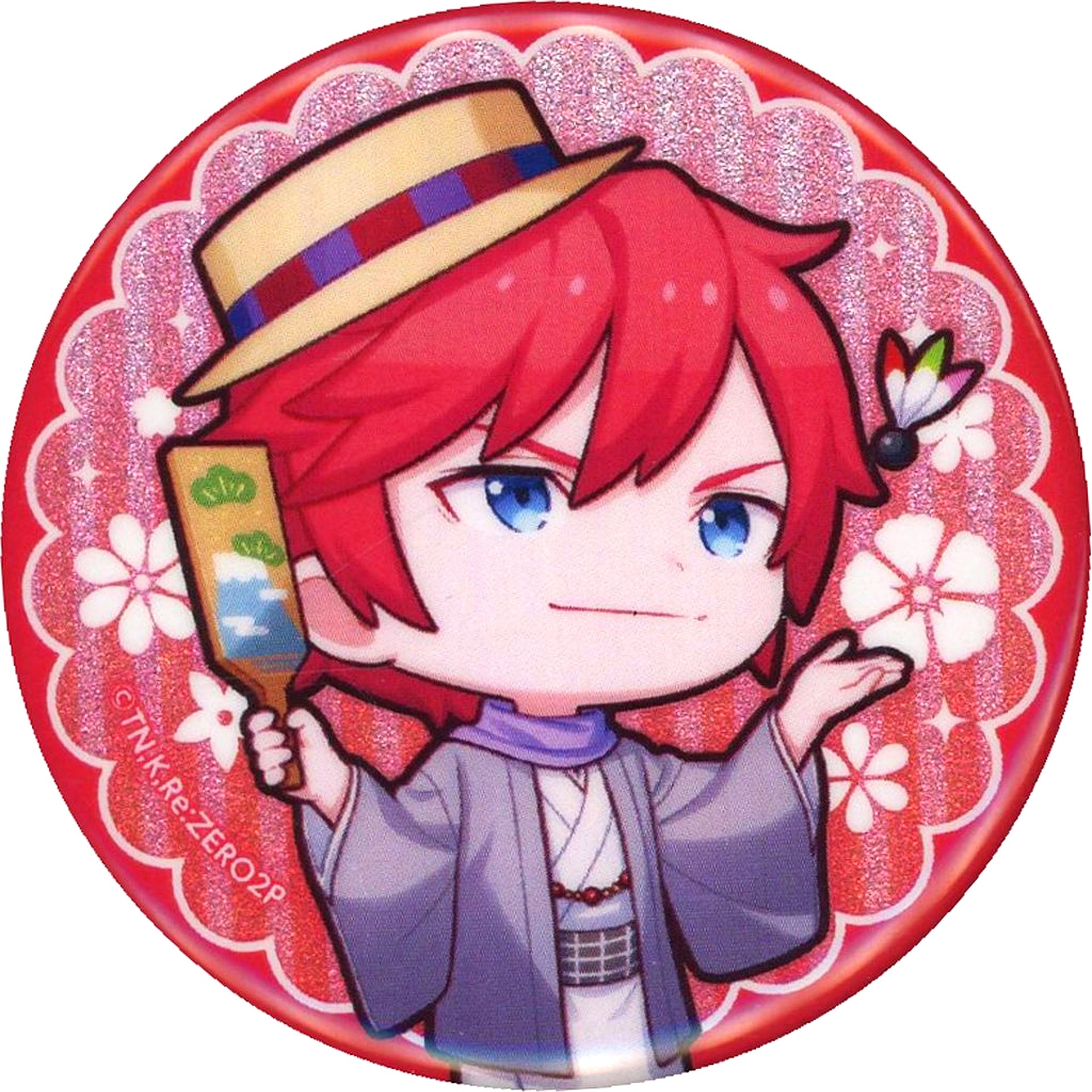 Reinhard van Astrea Re:ZERO Starting Life in Another World Glitter Button Collection Starting Ramen Life [USED]