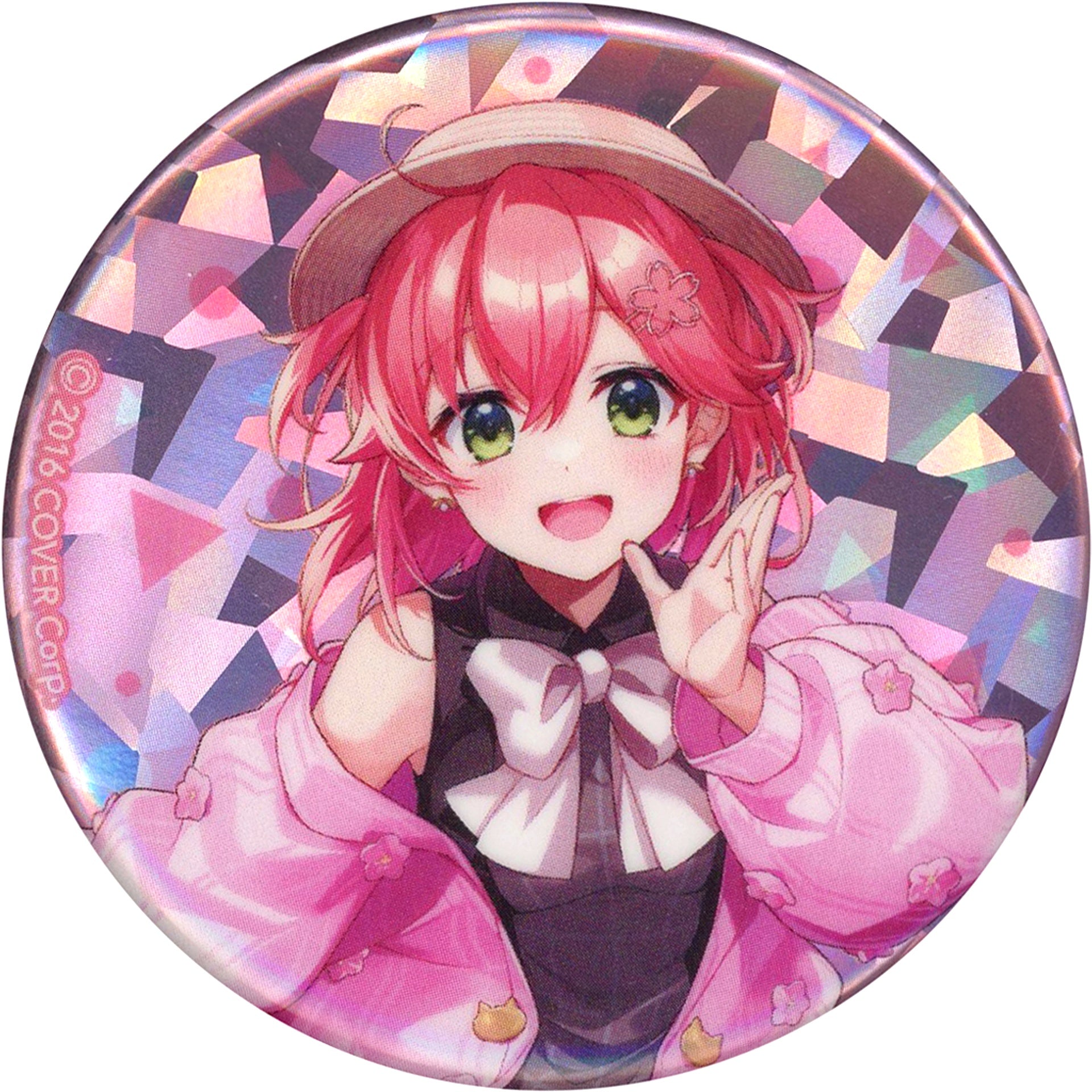 Sakura Miko hololive Meet 2023 Trading Hologram Button [USED]