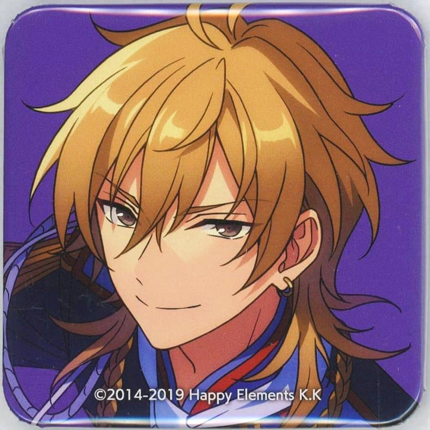 Ensemble Stars! Kaoru Hakaze Idol Square Can Badge animate Limited CD Undead / Album Series Trip Paid Benefits Buttons [USED]
