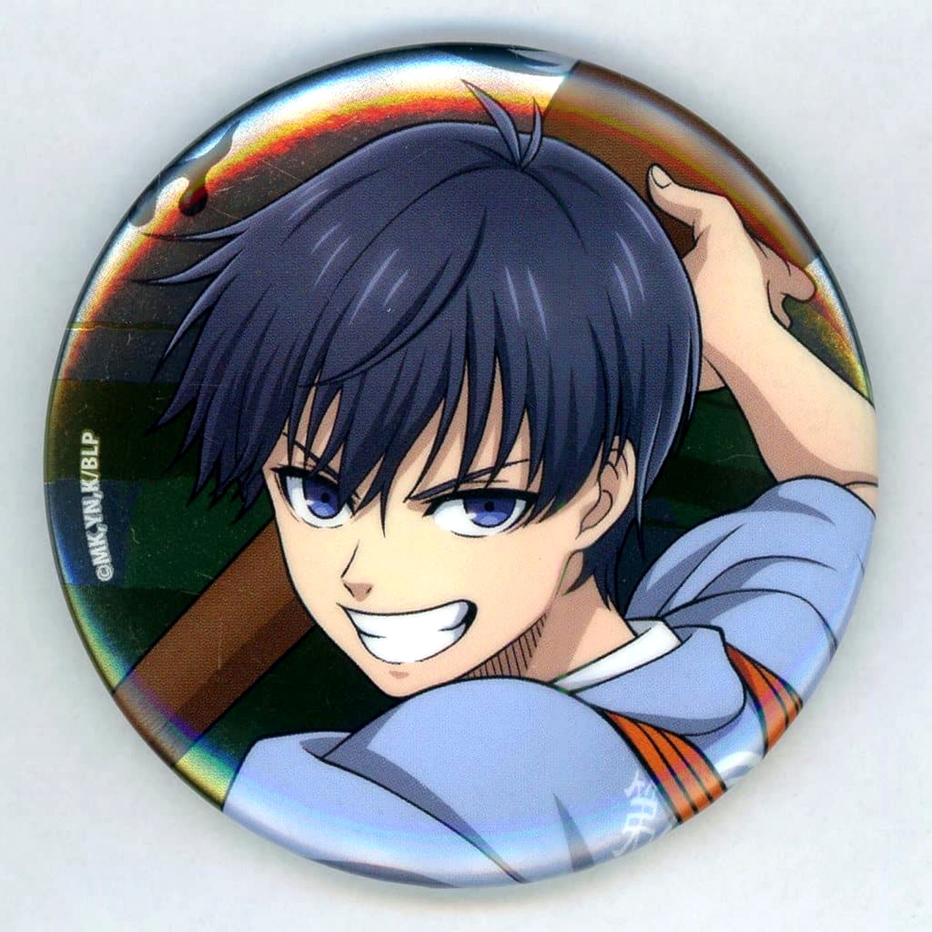 Blue Lock Yoichi Isagi Trading Metallic Button Nikuju Gyoza no Dandadan [USED]