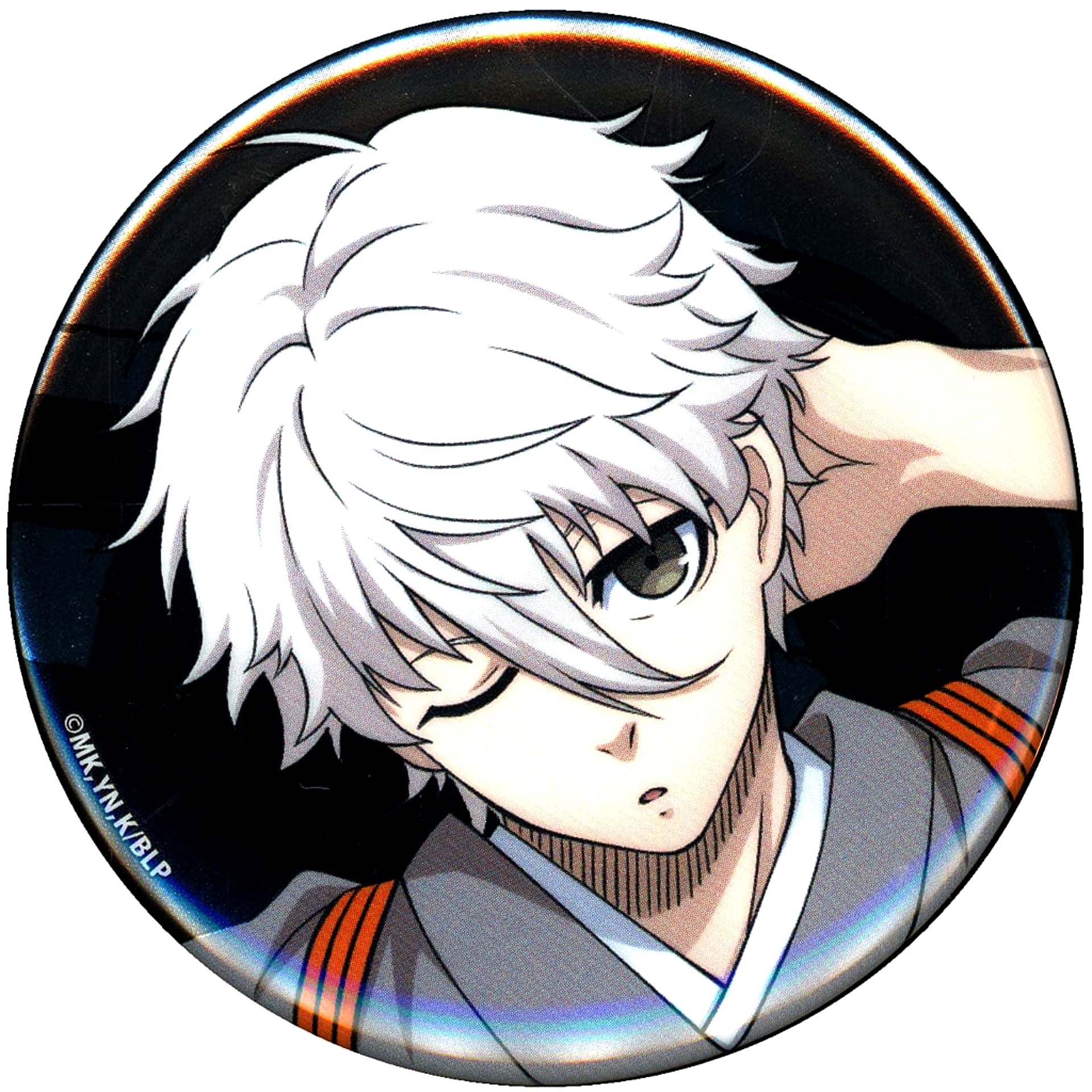 Blue Lock Seishiro Nagi Trading Metallic Button Nikuju Gyoza no Dandadan [USED]