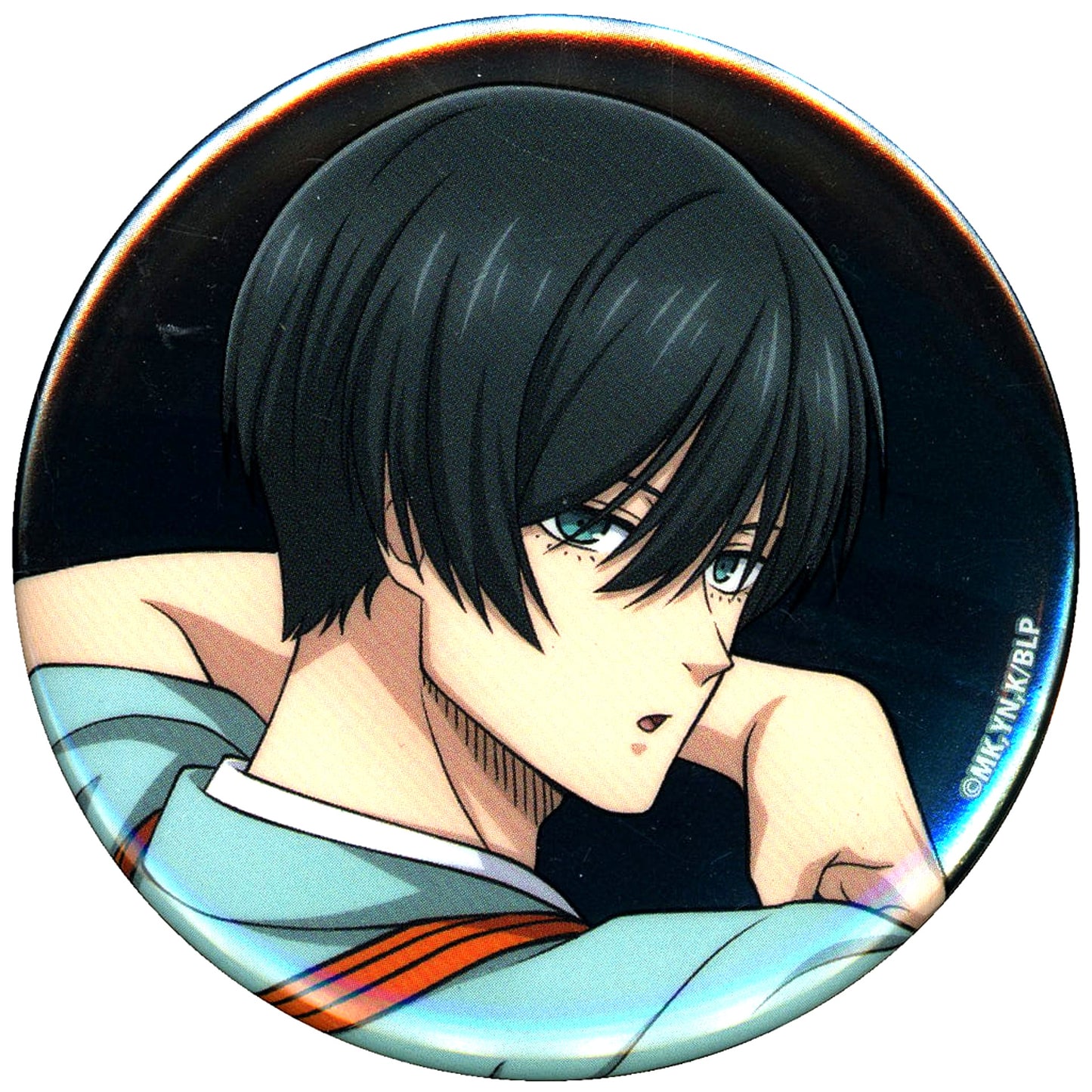 Blue Lock Rin Itoshi Trading Metallic Button Nikuju Gyoza no Dandadan [USED]